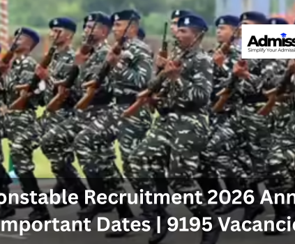 CRPF Constable Recruitment 2026 Announced