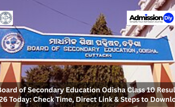 BSE Odisha Class 10 Result 2026
