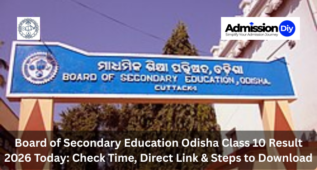 BSE Odisha Class 10 Result 2026